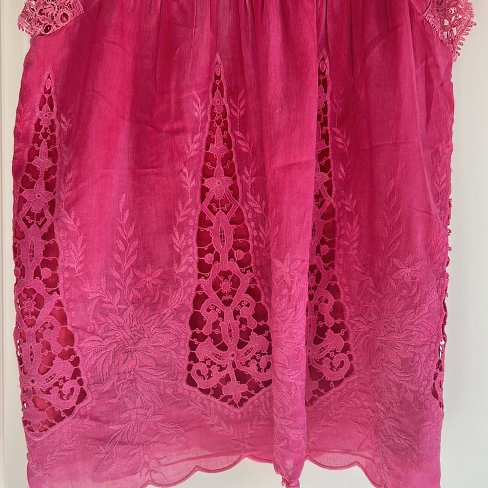 Sundance pink blouse Small - Picture 3 of 5